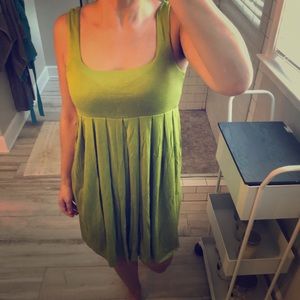 3/$15 Pleated green dress